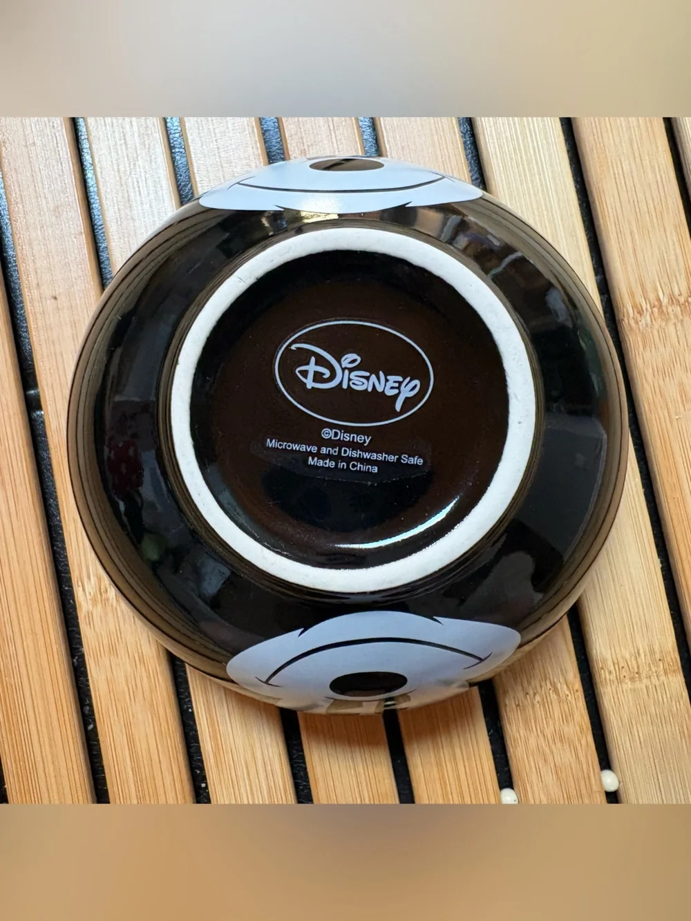 New-In-Box Disney Minnie Mouse Red and Black Heart Porcelain Mug & Bowl Set
